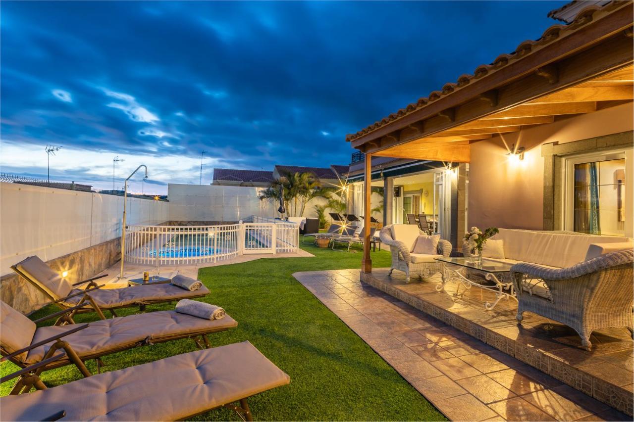 Villa Dalara Maspalomas, Private Pool And Jacuzzi ماسبالوماس المظهر الخارجي الصورة