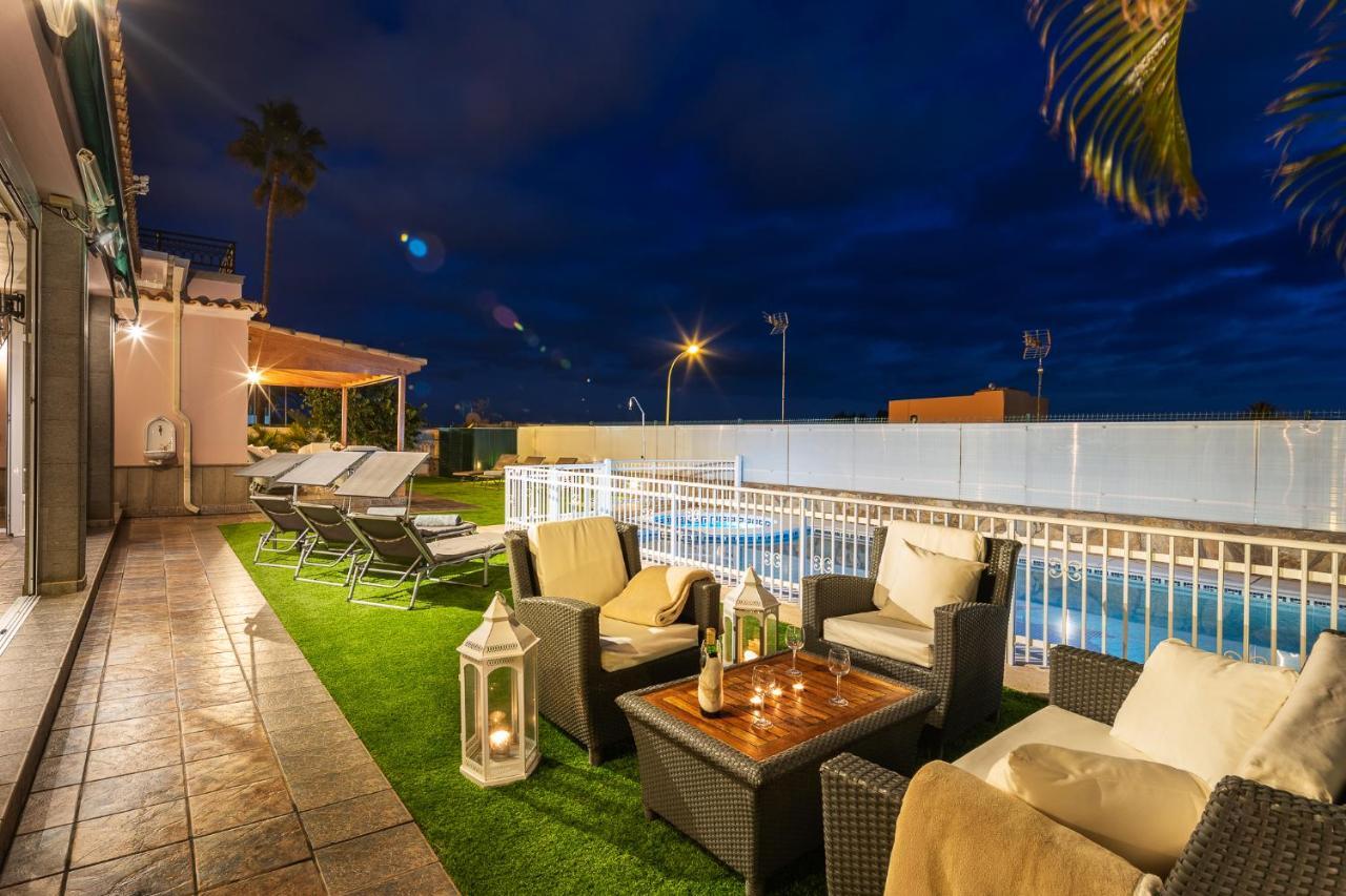 Villa Dalara Maspalomas, Private Pool And Jacuzzi ماسبالوماس المظهر الخارجي الصورة